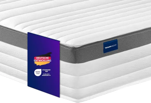 Komfort 7-Zonen Memoryschaum-Matratze mit Visco-Schaum